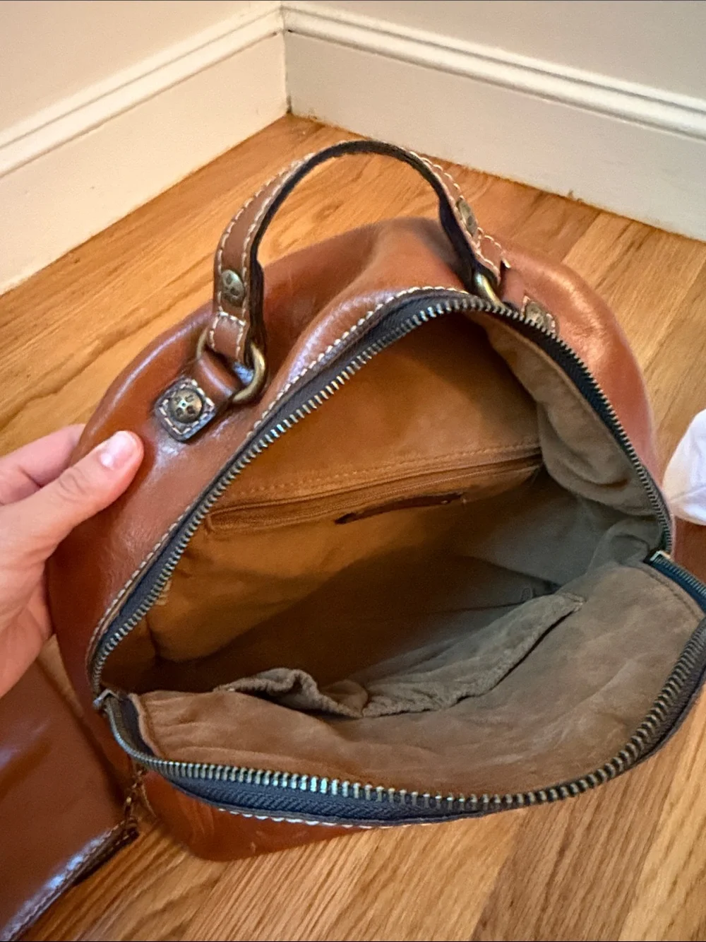 Patricia Nash Florence Tooled Leather Mini Backpack – NWOT 🤎